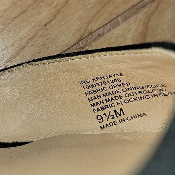 INC INTERNATIONAL CONCEPTS KENJAY D'ORSAY BLACK SEQUINED PUMPS, SIZE 9.5 - Picture 12 of 12